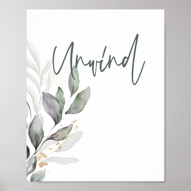 Soak Scripture Bathroom wall art poster (Front)