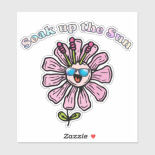 Soak up the Sun Tie Dye Sticker