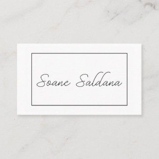 Soanne Saldana Business Card