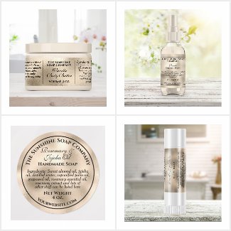 Soap and Cosmetic Packaging - Pearl Foil Labels