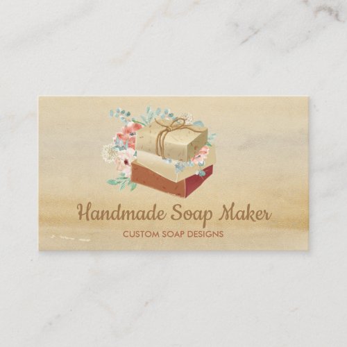 Soap Bath Tub Organic Botanic Business Card