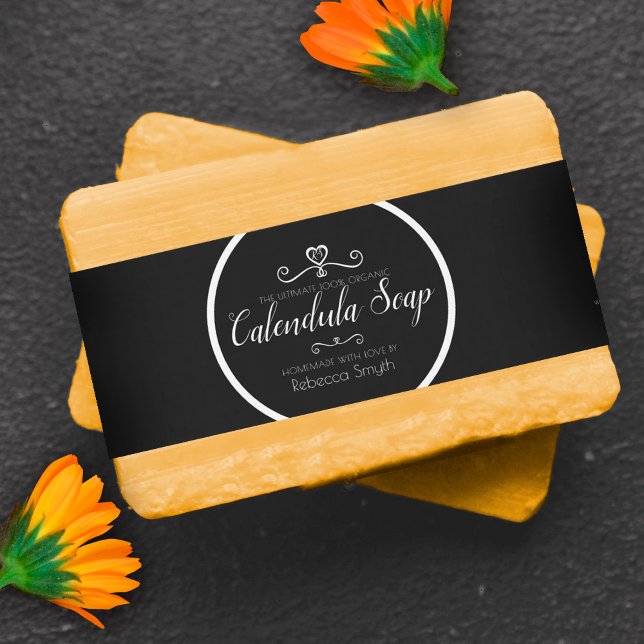 Soap beauty product information wrap black label (Creator Uploaded)