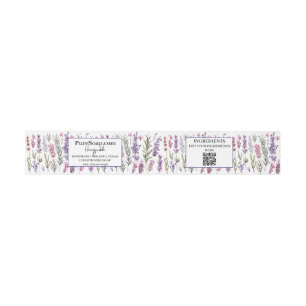 Soap Belly Band Rustic Summer Blossom Lilac