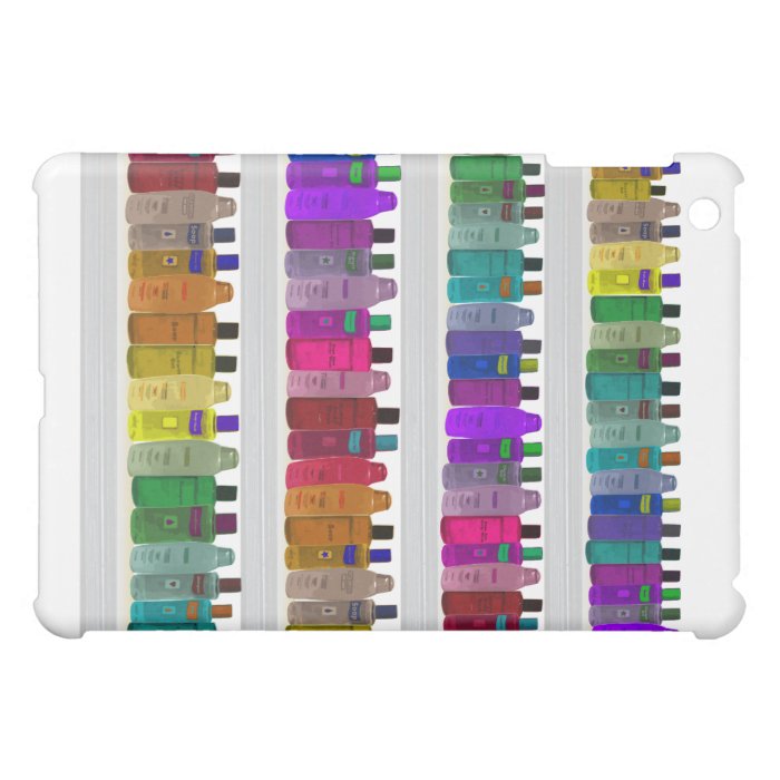 Soap Bottle Rainbow   for bathrooms, salons etc iPad Mini Cases