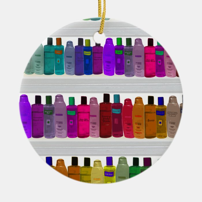 Soap Bottle Rainbow   for bathrooms, salons etc Christmas Ornament