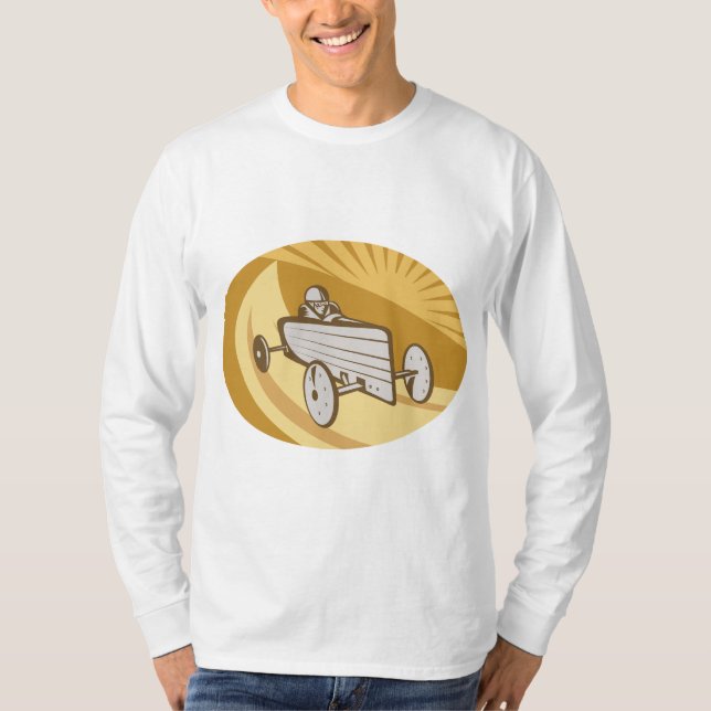 Soap Box Car Mens Long Sleeve T-Shirt (Front)