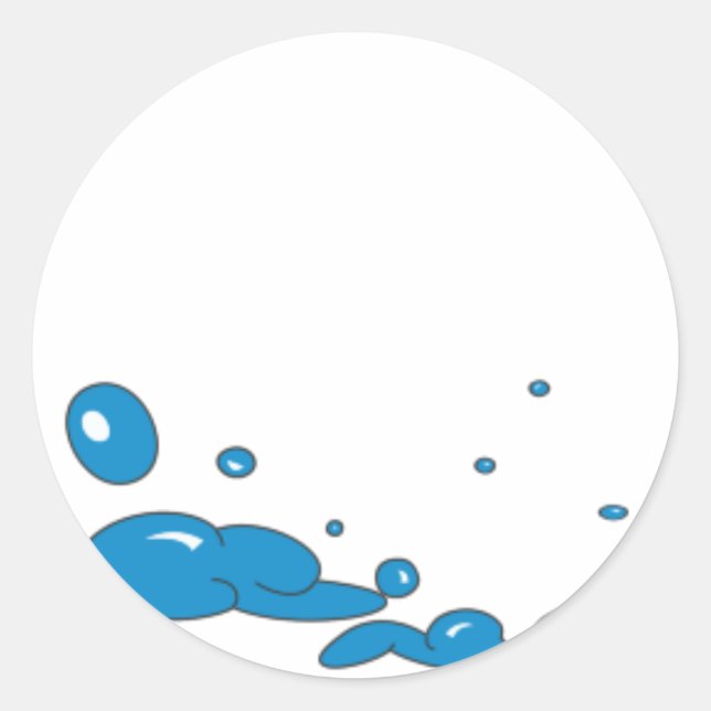 SOAP BUBBLE CLASSIC ROUND STICKER (Front)