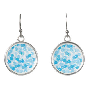 Soap bubble earrings