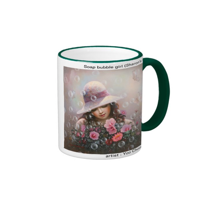 Soap bubble girl   Sharon's Song Mug