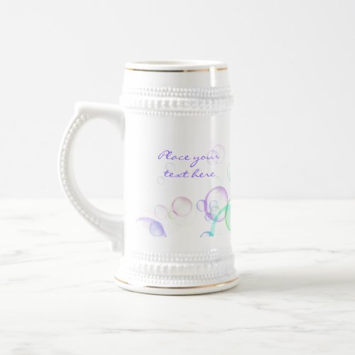 Soap Bubbles Beer Stein