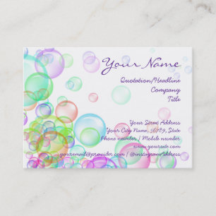 Soap Bubbles Business Card
