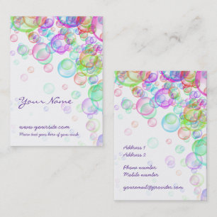 Soap Bubbles Business Card