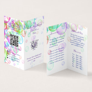 Soap Bubbles Business Card