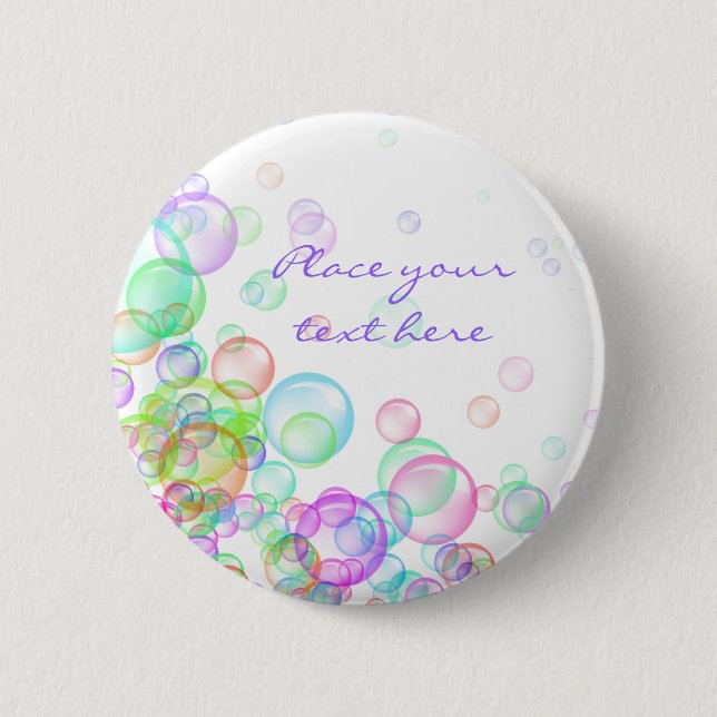 Soap Bubbles Button (Front)