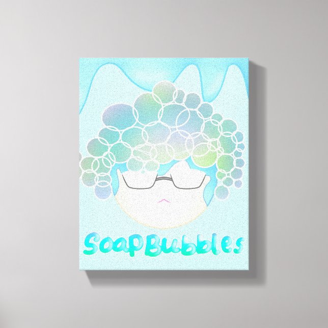 Soap Bubbles Canvas Print (Front)