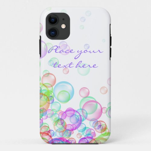 Soap Bubbles iPhone 11 Case