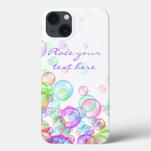 Soap Bubbles iPhone 13 Case