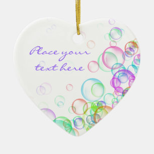 Soap Bubbles Ceramic Ornament