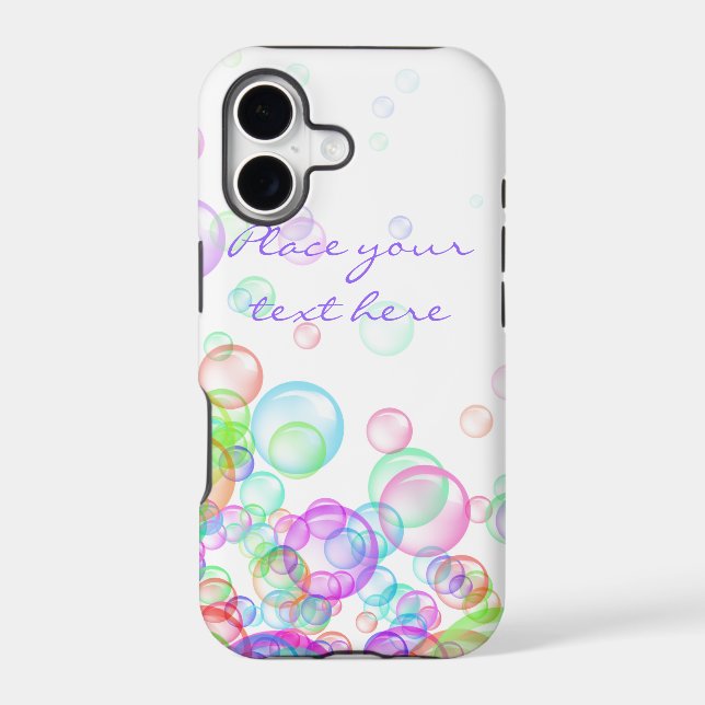 Soap Bubbles Iphone Case (Back)