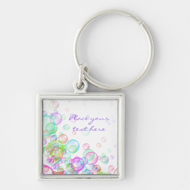 Soap Bubbles Keychain (Front)