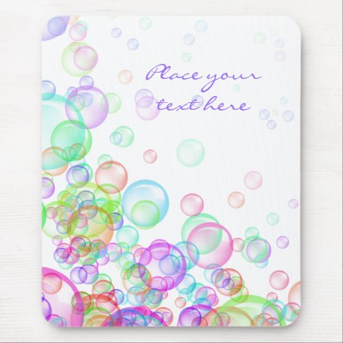 Soap Bubbles Mouse Pad