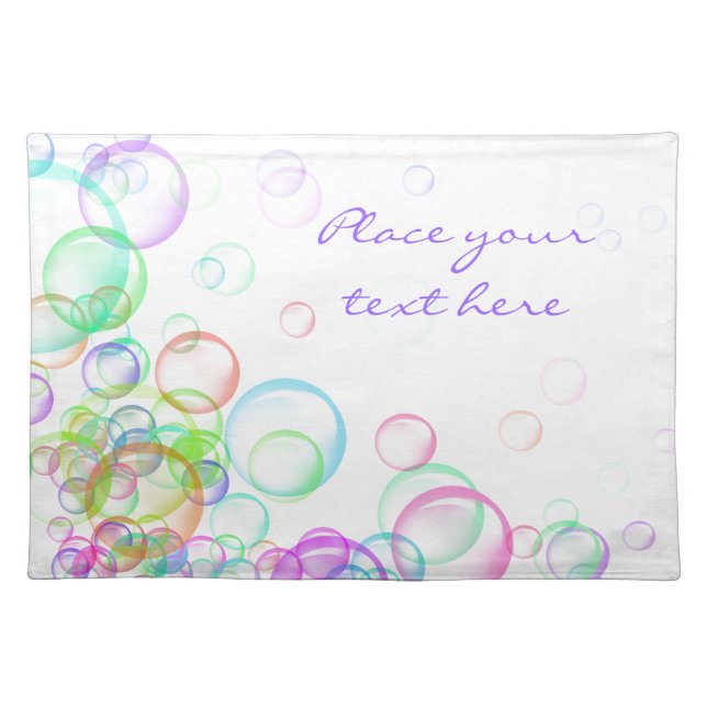 Soap Bubbles Placemat (Front)