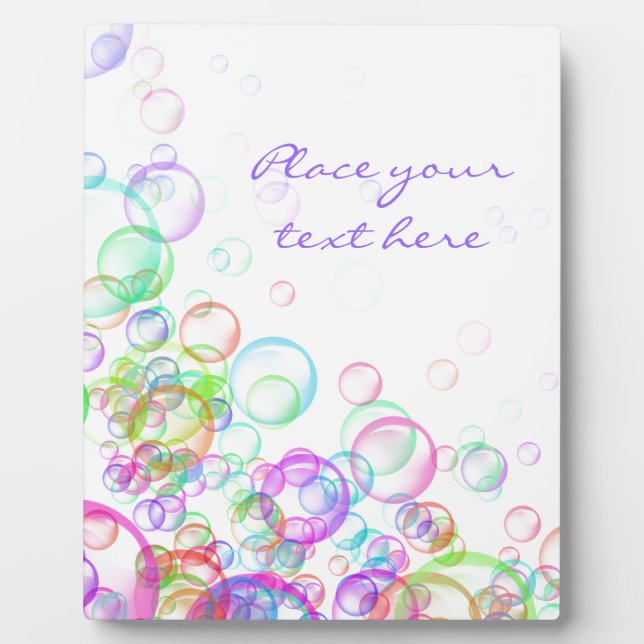 Soap Bubbles Plaque (Front)