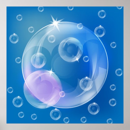 Soap bubbles poster | Zazzle