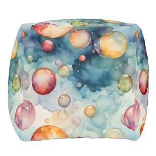 Soap bubbles pouf