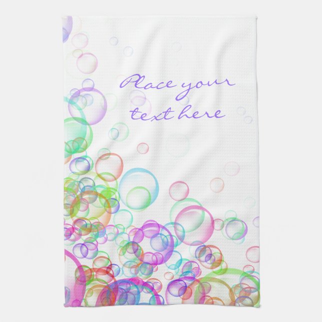 Soap Bubbles Towel (Vertical)