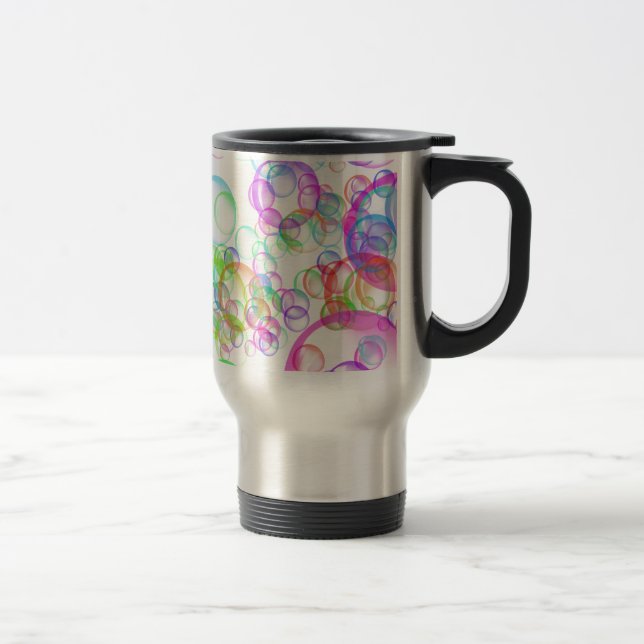 Soap Bubbles Travel Mug (Right)