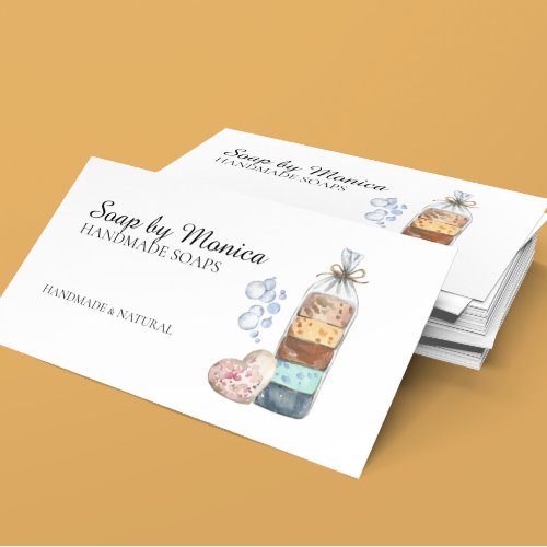 Soap Business Products Handmade Spa Business Card
