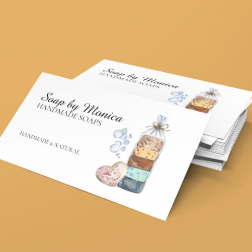 Customizable Soap Business Products Handmade Spa Business Card