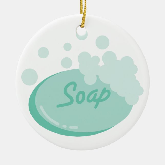 Soap Ceramic Ornament (Front)