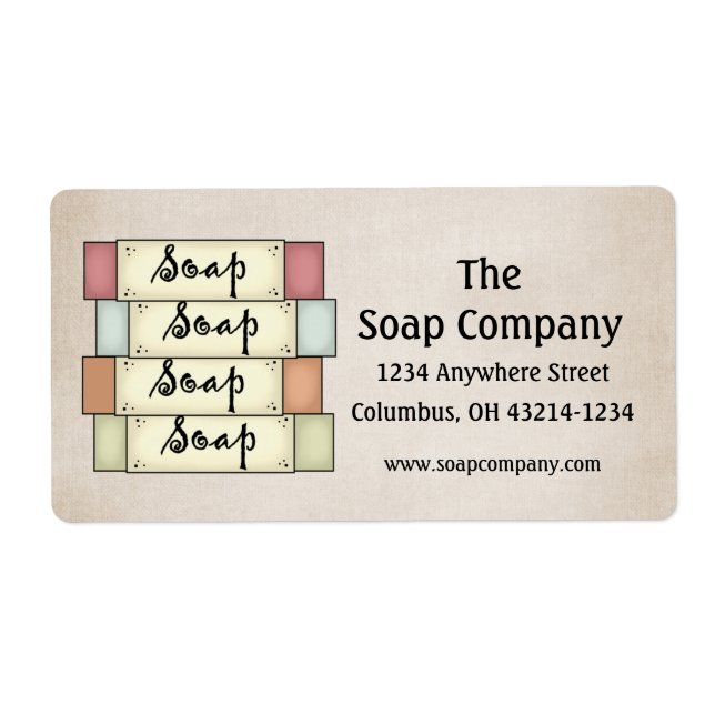 Soap Company 2 Return Address Labels (Front)