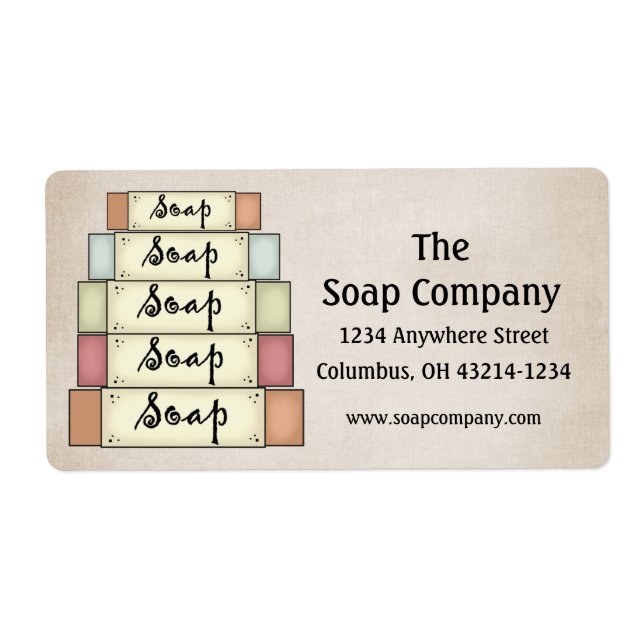 Soap Company Return Address Labels (Front)