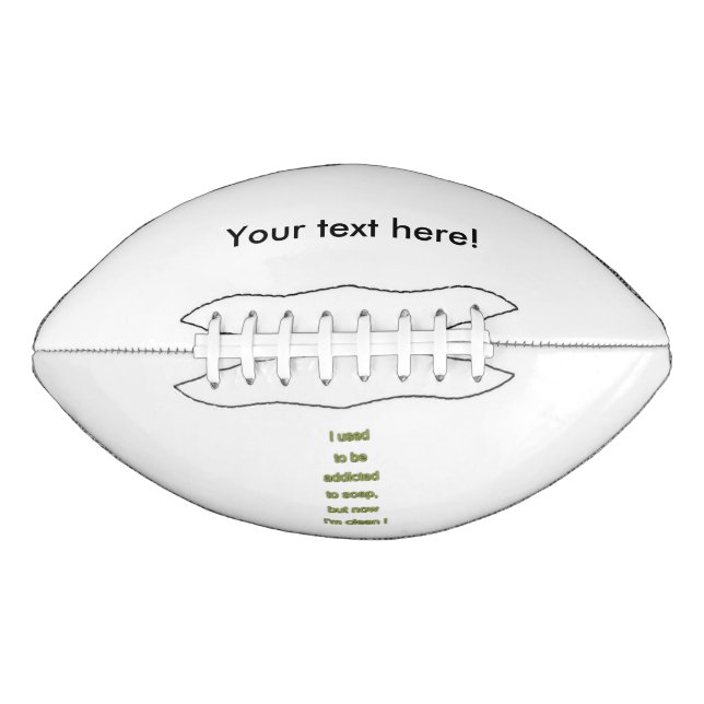 Soap funny text football (Front)