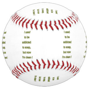 Soap funny text softball