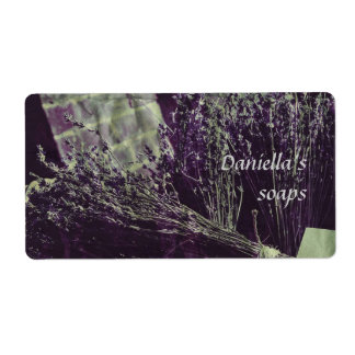 Soap label - lavender