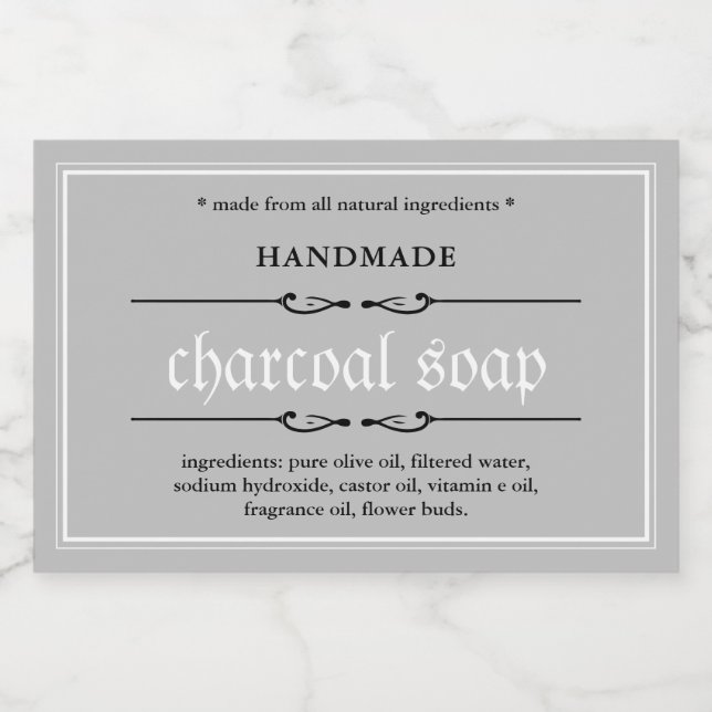 Soap Label Packaging Design (Single Label)