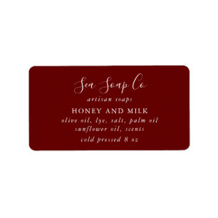 Soap Labels