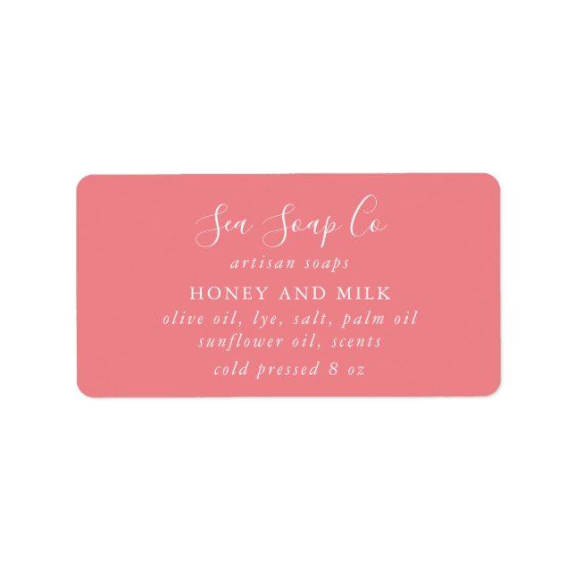 Soap Labels (Front)