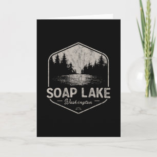 Soap Lake Washington Outdoors Vintage 3 Card
