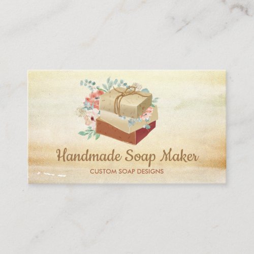 Soap Maker Logo Rustic Business Card