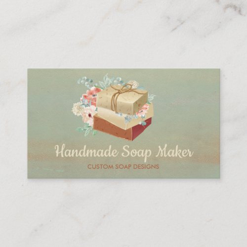 Soap Maker Rustic Business Card