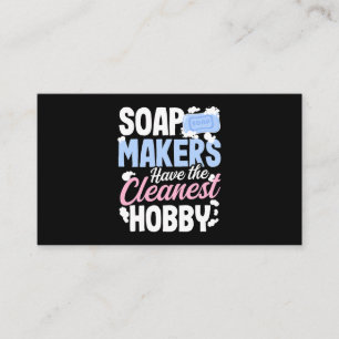 Soap Makers Have Cleanest Hobby Design Soap Making Business Card