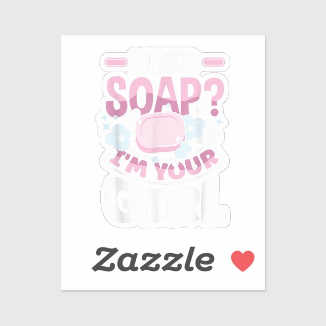 Soap Making Soap Maker Funny Sticker (Sheet)