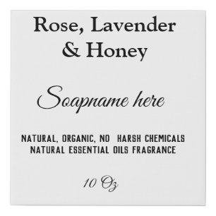soap name weight website ingredients details q r faux canvas print