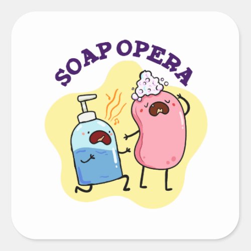 Soap Opera Cute Drama Pun Sticker