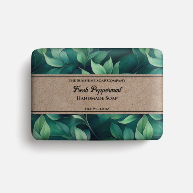 Soap Packaging Paper - Green Eucalyptus Leaves (Creator Uploaded)